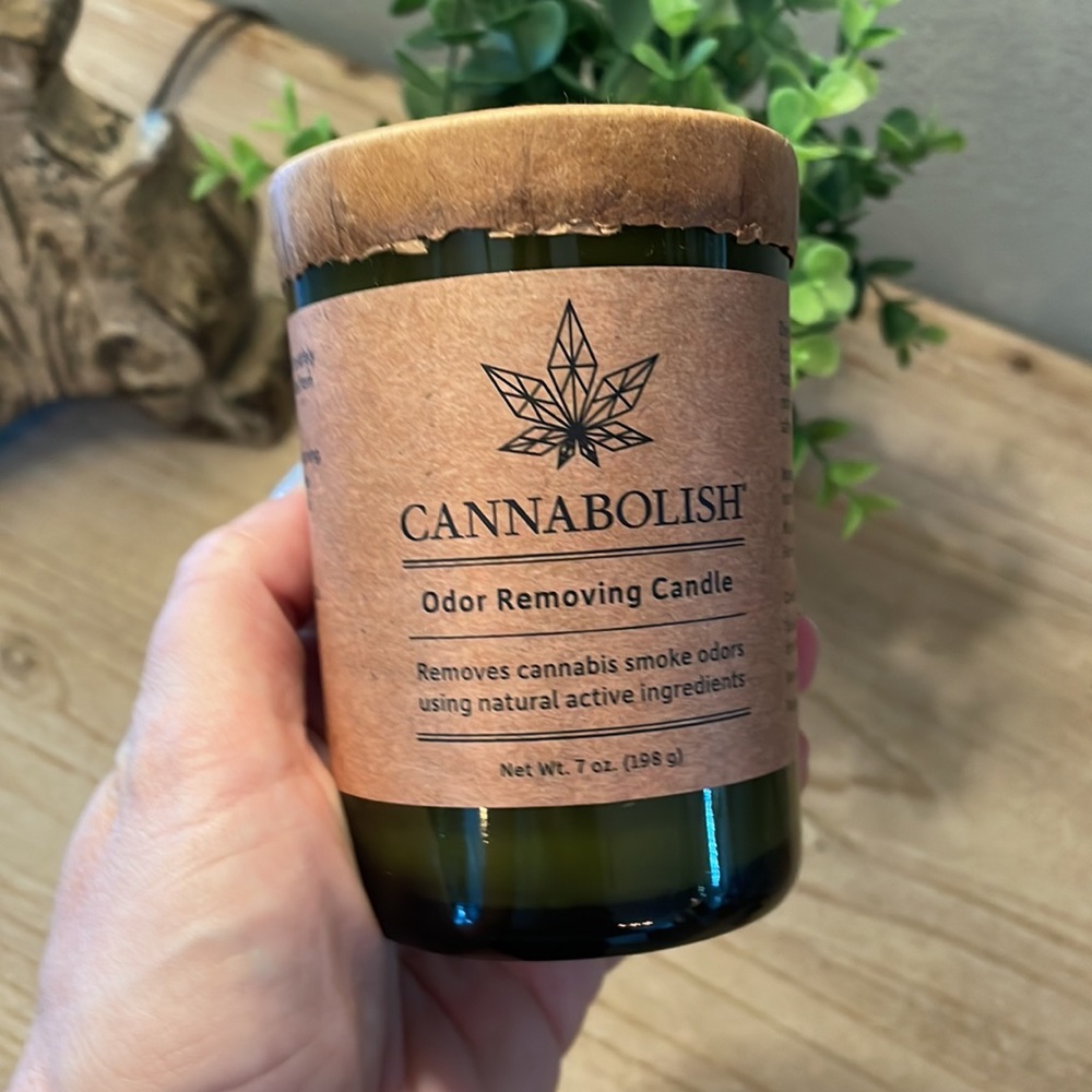 Set of (2) Cannabolish Wintergreen Candles